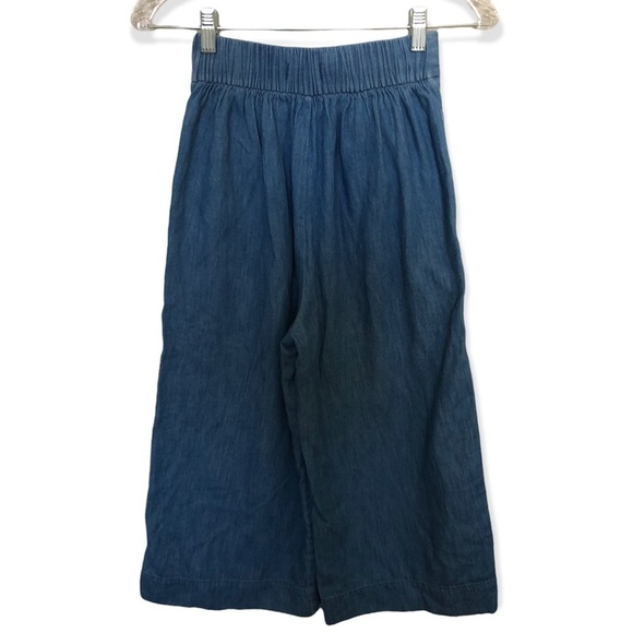 Madewell Chambray Huston Pull On crop pants - Picture 5 of 7